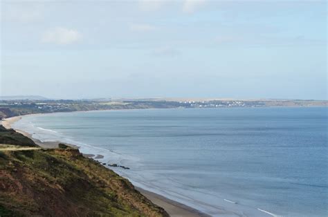 Reighton Beach - Photo "Reighton Sands Looking back to Filey." :: British Beaches