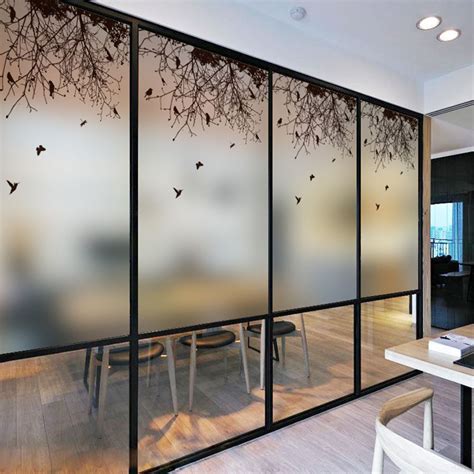 Decorative stained glass window film. It's easy way to decorate your home. Keeping privacy in ...