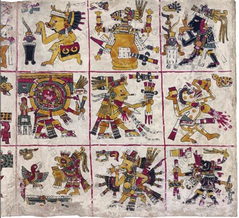 The Codex Borgia, a Post-Classic Aztec Manuscript - Brewminate: A Bold ...