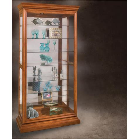 Lighted Curio Cabinets With Glass Doors / Curio cabinets clearance ...