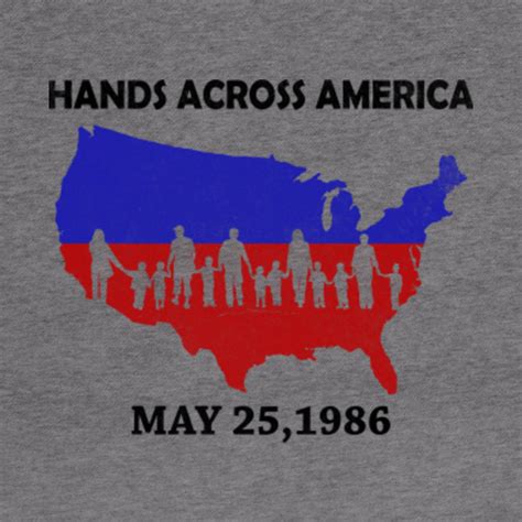 Hands Across America Map May 25 1986 Gifts - Hands Across America Gifts ...