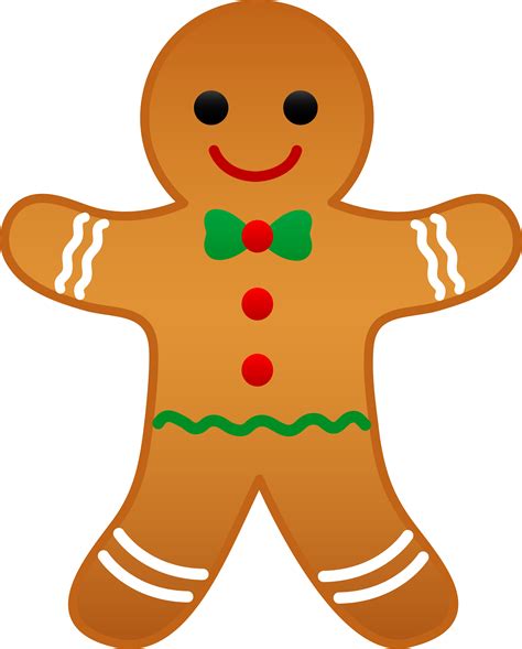 Christmas Gingerbread Man Clipart at GetDrawings | Free download