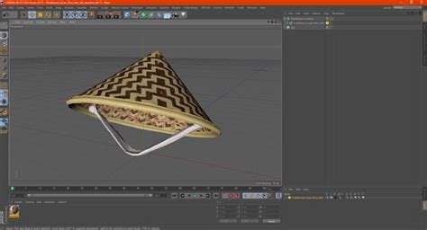 Traditional Asian Rice Hat 3D model - TurboSquid 1782101