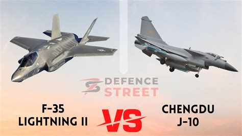 F-35 Lightning II vs Chengdu J-10 Comparison, BVR & Dogfight - Defence Street