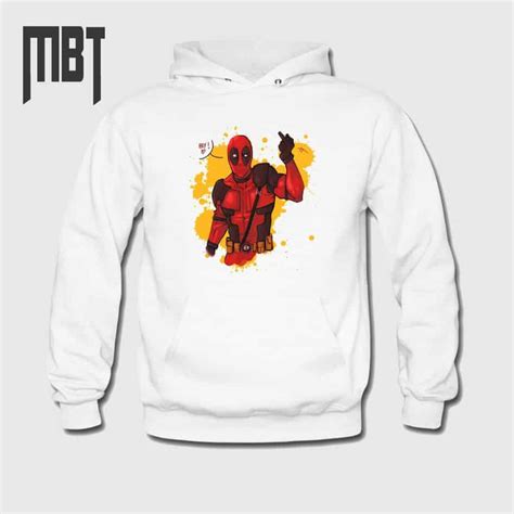 Deadpool Hoodie, Deadpool Movie Hooded Sweatshirt #4 – MBT Merchandise