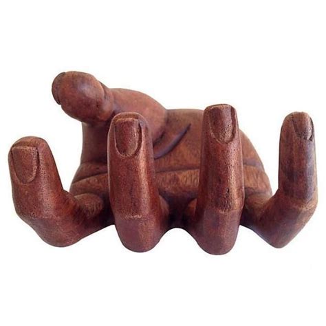 Image of Hand-Carved Wooden Hand Sculpture | Hand sculpture, Wooden hand