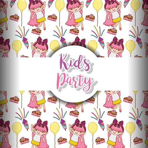 Kids party background 651684 Vector Art at Vecteezy