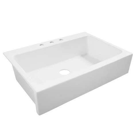 Fireclay Farmhouse Kitchen Sinks - Sinkology