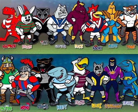 Every NRL Mascot Ranked From Worst to Best