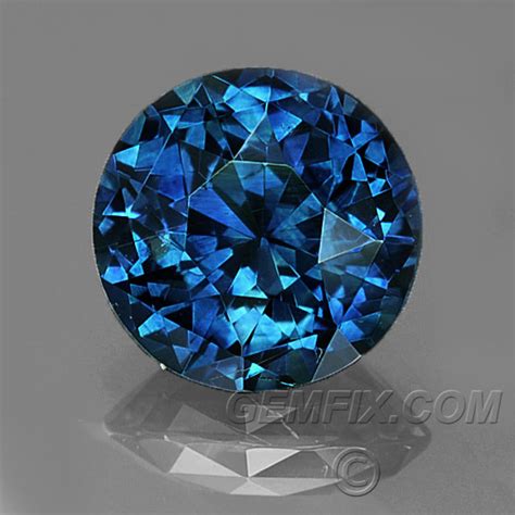 Blue Montana Sapphire Round "Roulette" Cut | 1.02cts | #12-187 - Gemfix