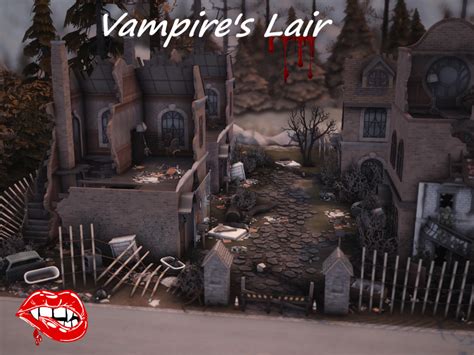 The Sims Resource - Vampire's Lair (No CC)