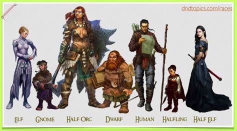 DnD Races 5E (Officially Launched) - Dungeons And Dragons Guidance