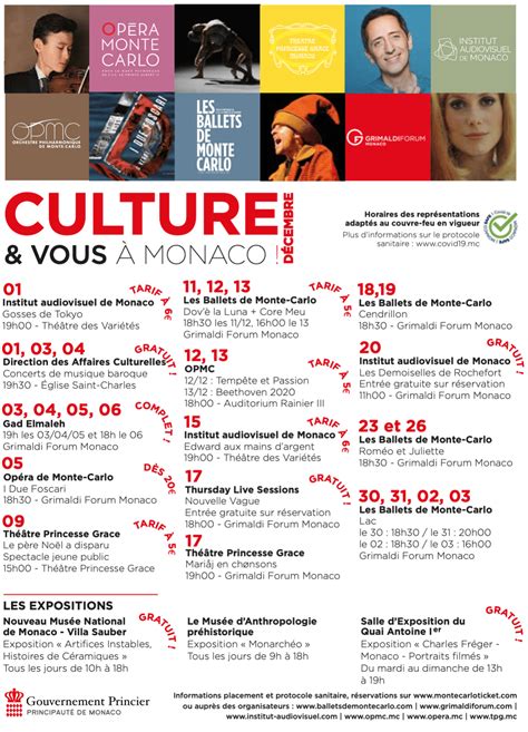 ‘Culture & Vous à Monaco!’ continues through December - NEWS.MC ...