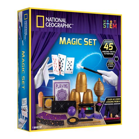 NATIONAL GEOGRAPHIC Kids Magic Science Set - 45 Magic Tricks for Unisex Kids to Perform ...