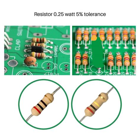 510 ohm 0.25w 1/4W resistor (5% tolerance)