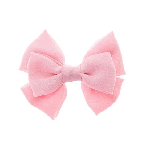 Pink Fabric Bow Hair Clip | Claire's