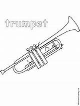 Trumpet Coloring Pages sketch template