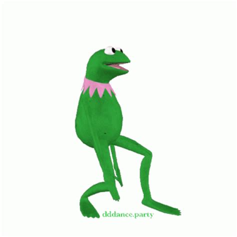 Dancing Kermit Sticker - Dancing Kermit Kermit The Frog - Discover & Share GIFs