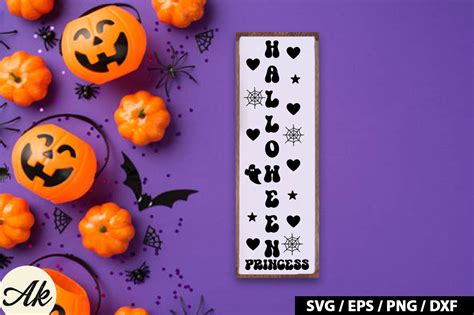 Halloween Princess Porch Sign SVG Graphic by akazaddesign · Creative Fabrica