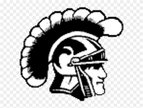 Usc Trojans Logo Black And White Clipart (#1690806) - PinClipart