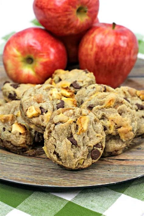 Caramel Apple Cookies Recipe with Chocolate Chips