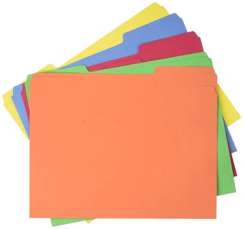 The Best Office Supplies File Folders Colored - 4U Life