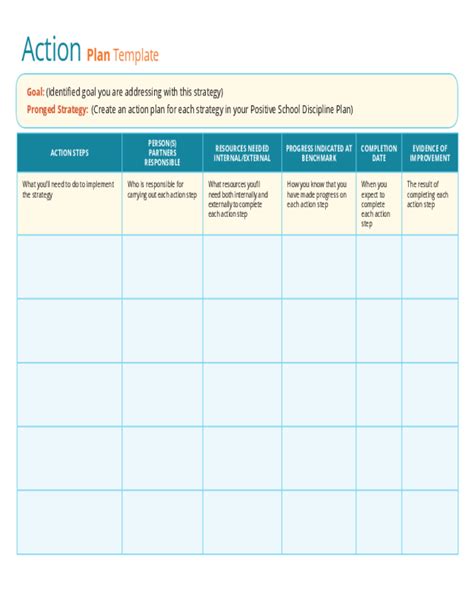 2024 Action Plan Template - Fillable, Printable PDF & Forms | Handypdf