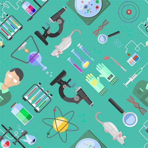 Science background biology vector by RocketArt on @creativemarket ...