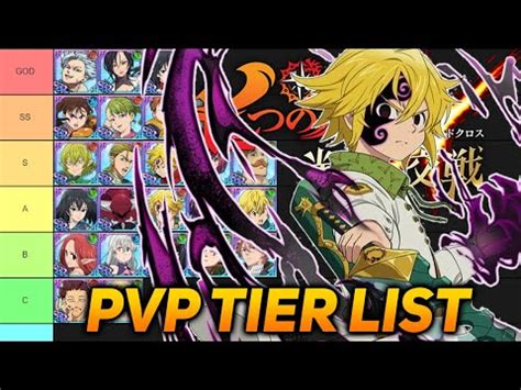 Seven Deadly Sins Grand Cross PvP TIER LIST! (Dec 2019) - YouTube