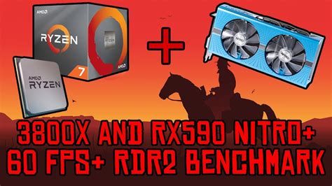 RX590 Nitro+ & RYZEN 7 3800x - Red Dead Redemption 2 Benchmark - YouTube