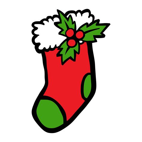 Christmas Stocking 552807 Vector Art at Vecteezy