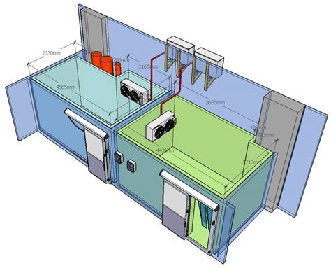 Cold storage room design building food storage cold room • cold rooms manufacturer