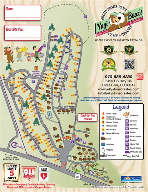 Park Map - Yogi Bear's Jellystone Park™ Camp-Resort in Estes Park, CO