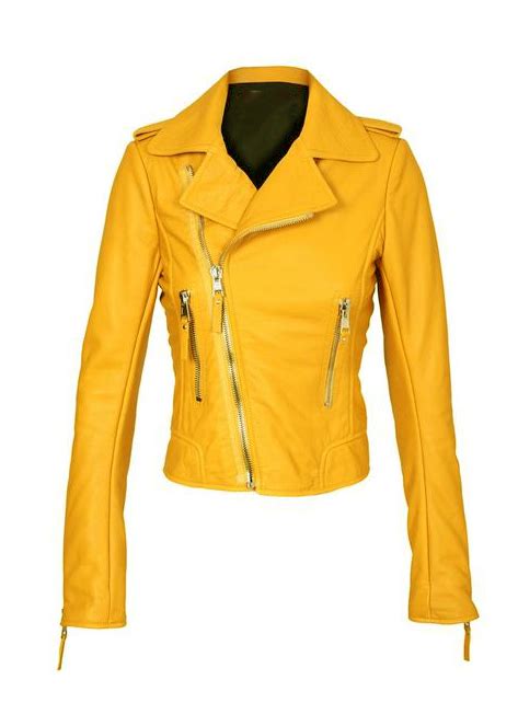 Yellow Leather Jackets – Jackets