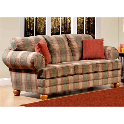 Cedaredge Plaid Sofa - Pine Ridge Green Fabric | DCG Stores