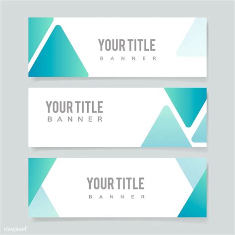 Download free vector of blank abstract design banner illustration by busbus about linkedin ...