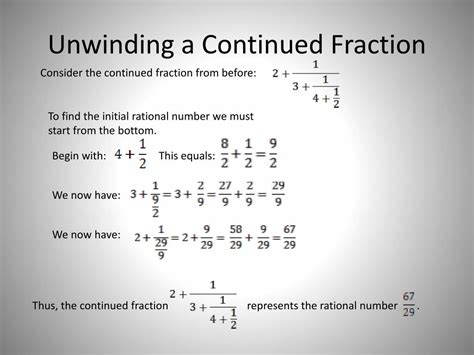 PPT - Continued Fractions PowerPoint Presentation, free download - ID:4503206