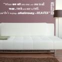 Vinilos decorativos con texto frase de Led Zeppelin. Pegatinas stickers