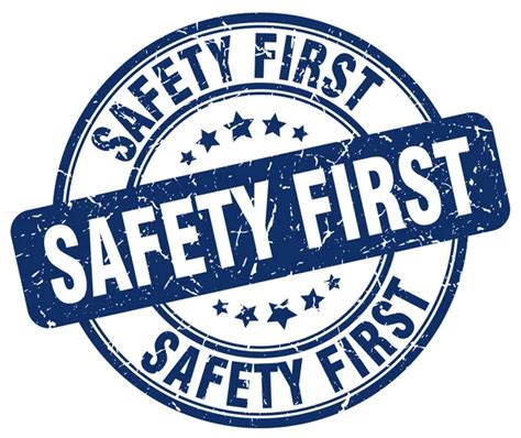 Safety First Sign Clipart Images