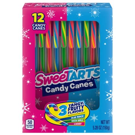 Sweetarts Tangy Fruity Flavored Candy Canes, 12 ct / 5.28 oz - Fry’s ...