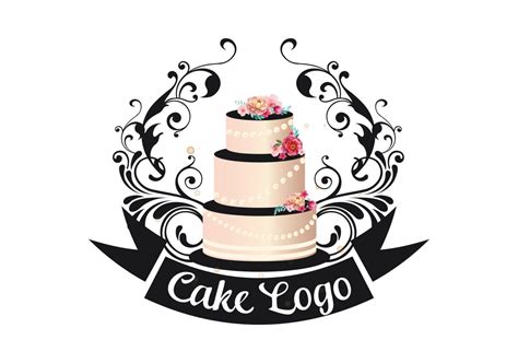 Premade Cake Logo, Custom Logo Design, Bakery Logo, Sweets Logo, Branding Package, Vector ...