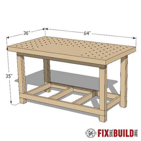 How To Build A Simple DIY Workbench With 2x4 Lumber, 40% OFF