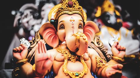 Ganapati Bappa Wallpaper 4K, Lord Vinayak, Ganapati