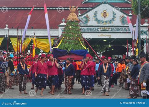 The Celebration Procession Sekaten Yogya 2017 Editorial Stock Photo ...