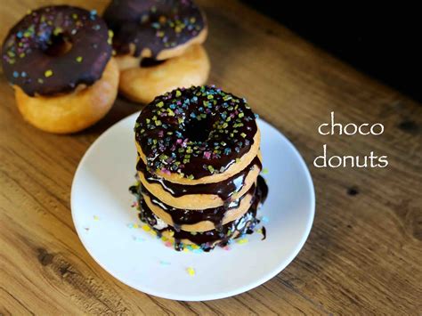 donut recipe | chocolate donut recipe | eggless chocolate doughnut