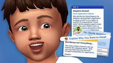 The Sims 4 REALISTIC Adoption & Surrogacy Options 🏡 (Mod) - YouTube