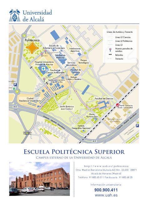 Mapa del Campus Externo de la UAH by Universidad de Alcalá - Issuu