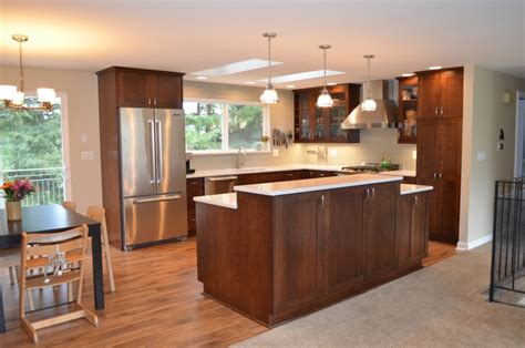 Bothell Split Level Home Kitchen Remodel - Transitional - Kitchen - Seattle - by Coast to Coast ...