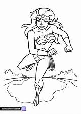 Coloring Page Wonder Woman  Free Printable coloring Pages sketch template