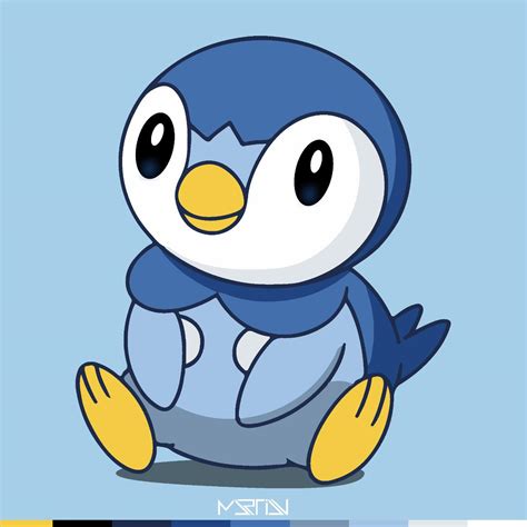 Piplup Art by Mr Martian : r/pokemon